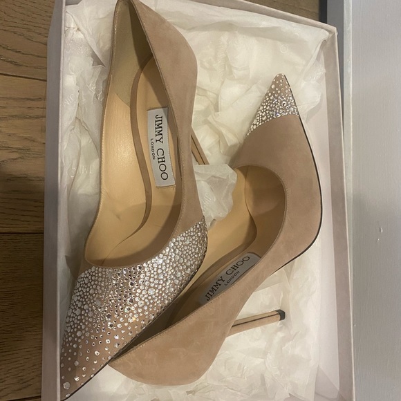 Jimmy choo love 100 crystal high heel size7 - Picture 6 of 7